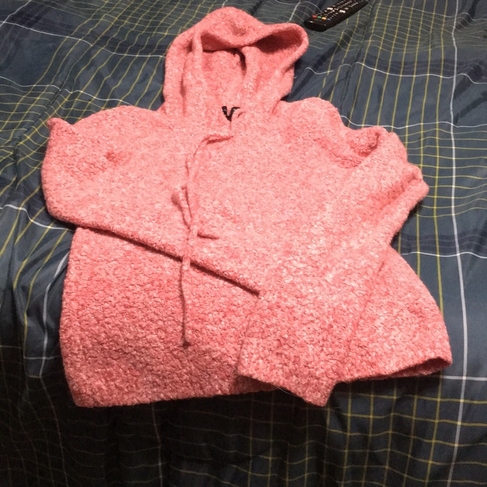 Moda pink hooded sweater